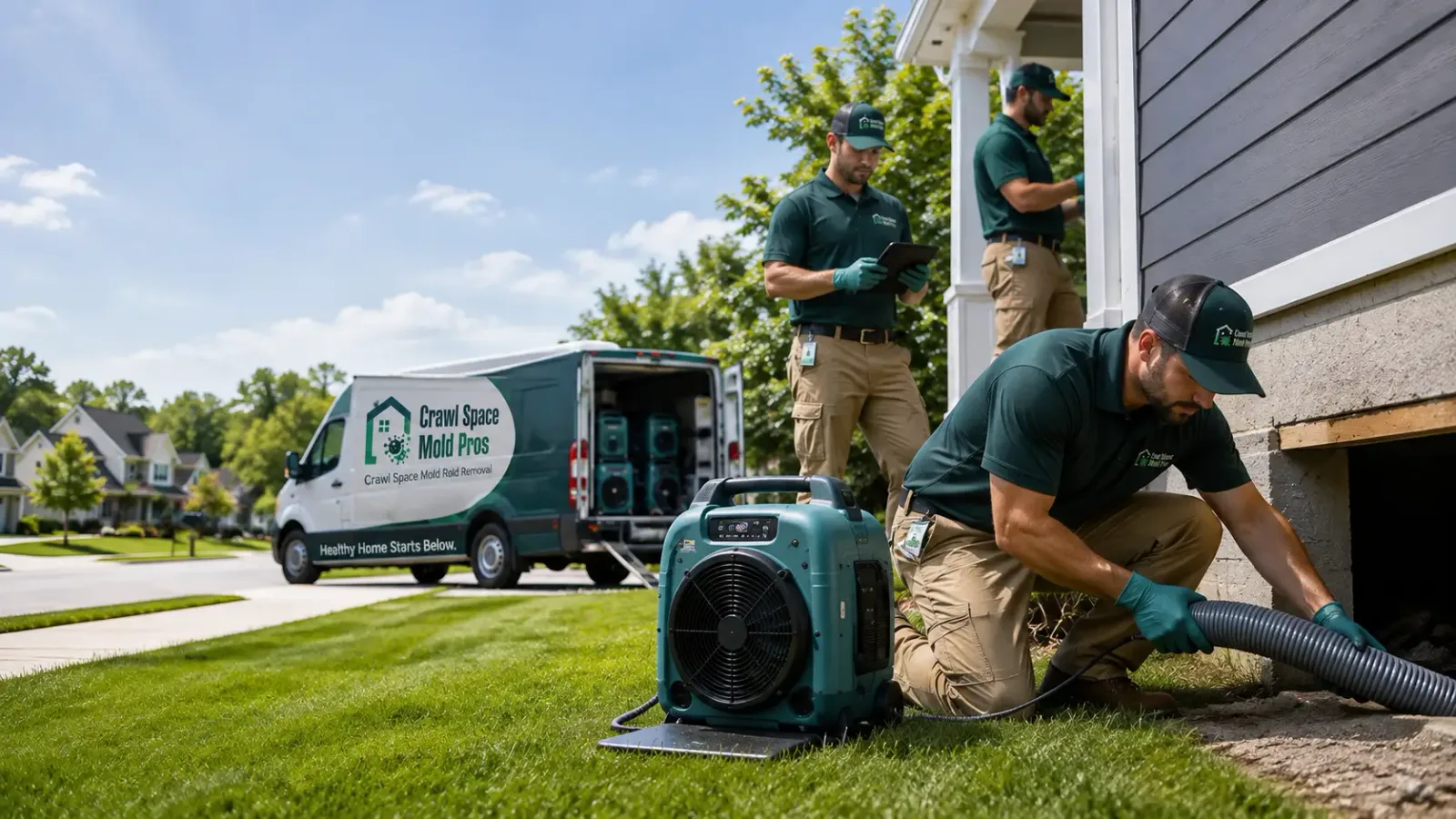 Crawl Space Mold Removal in Quogue, NY